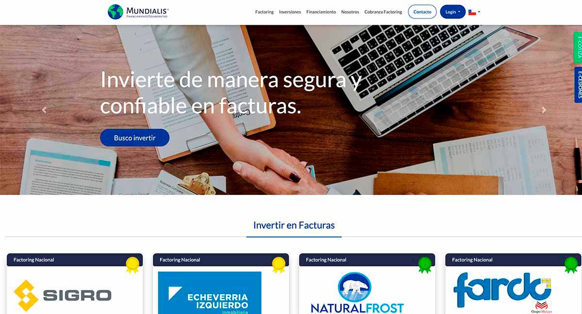 Adelanto pago de facturas electrónicas